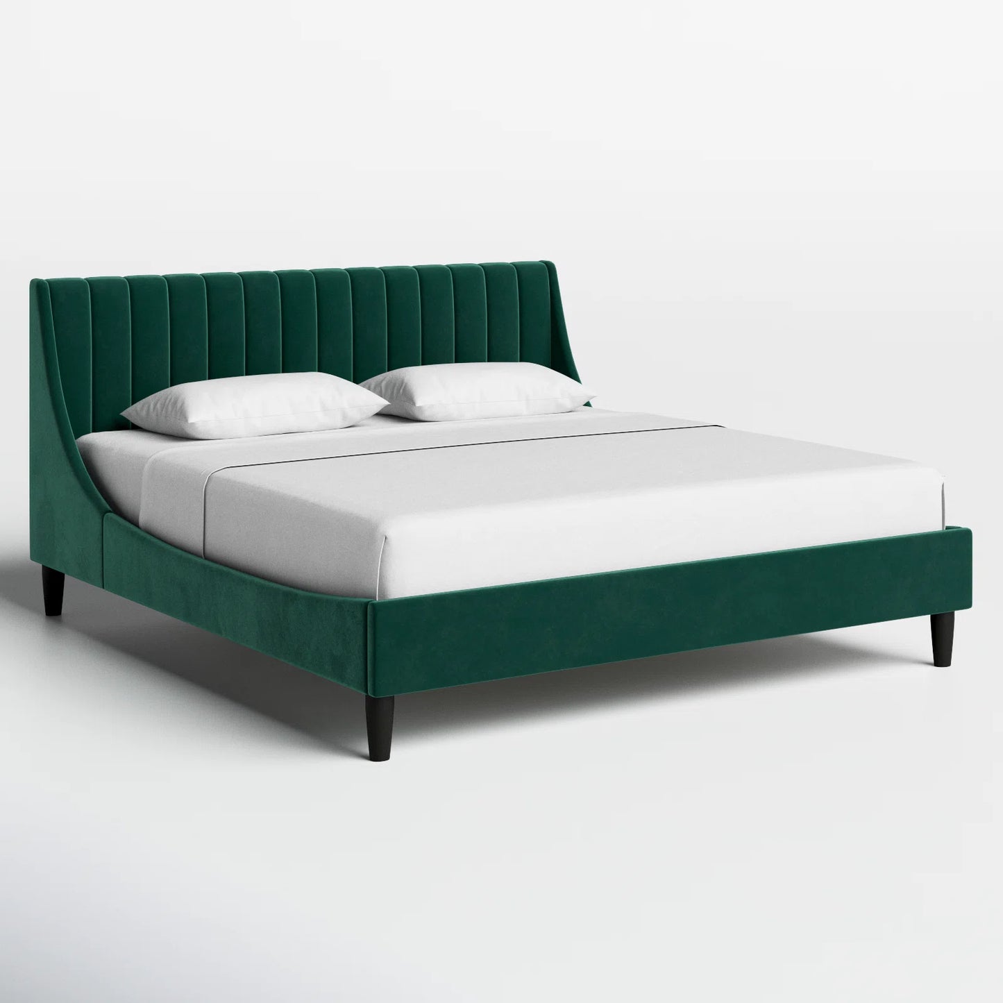 Helaina Upholstered Wingback Bed