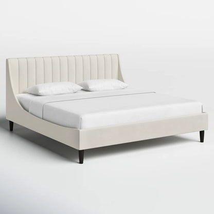 Helaina Upholstered Wingback Bed