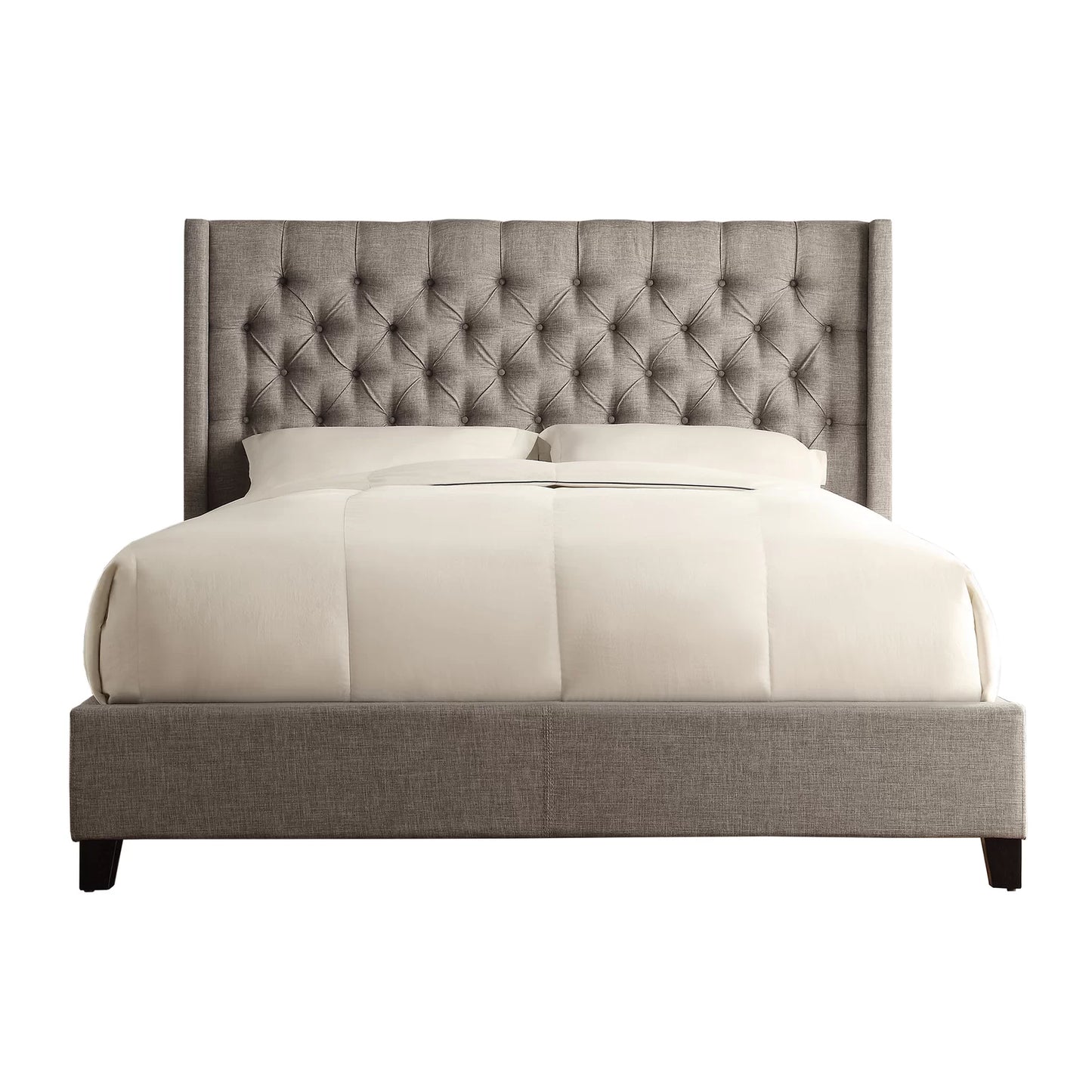 Kaster Upholstered Wingback Bed