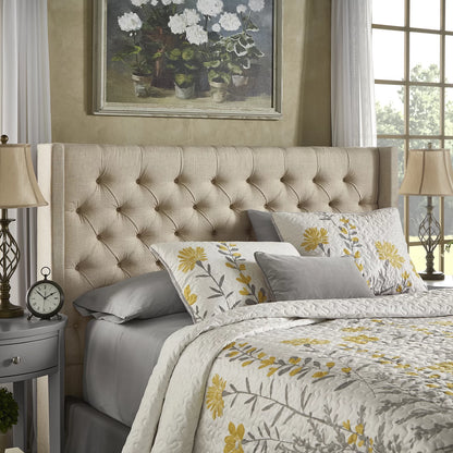 Kaster Upholstered Wingback Bed