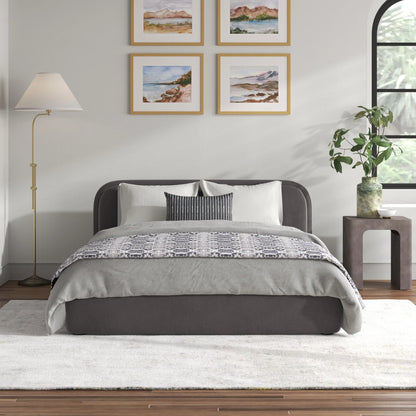 Shonda Upholstered Low Profile Platform Bed