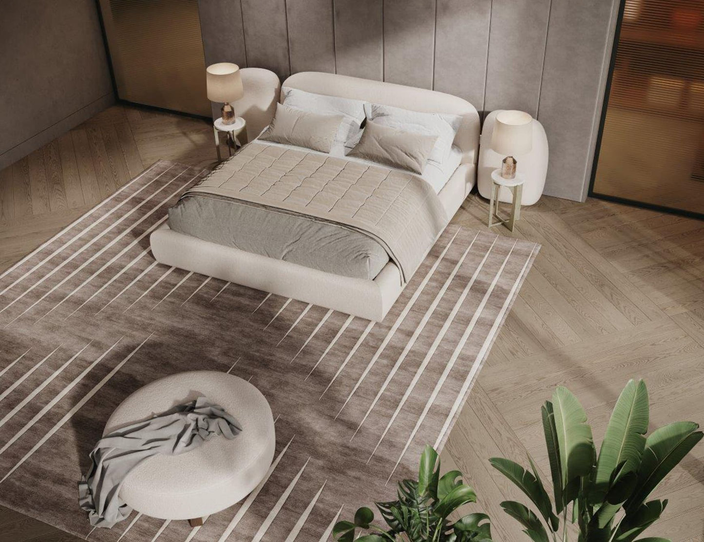 VOA Upholstered Bed